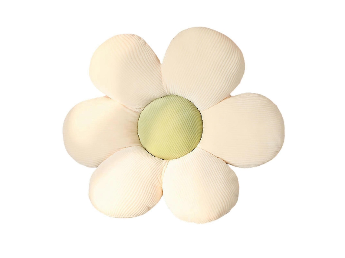 Rebe cojín de Piso Floral para Meninas, Adolescentes e Crianças Pequenas, Confortável para Ler e Descansar 40cm Blanco Verde