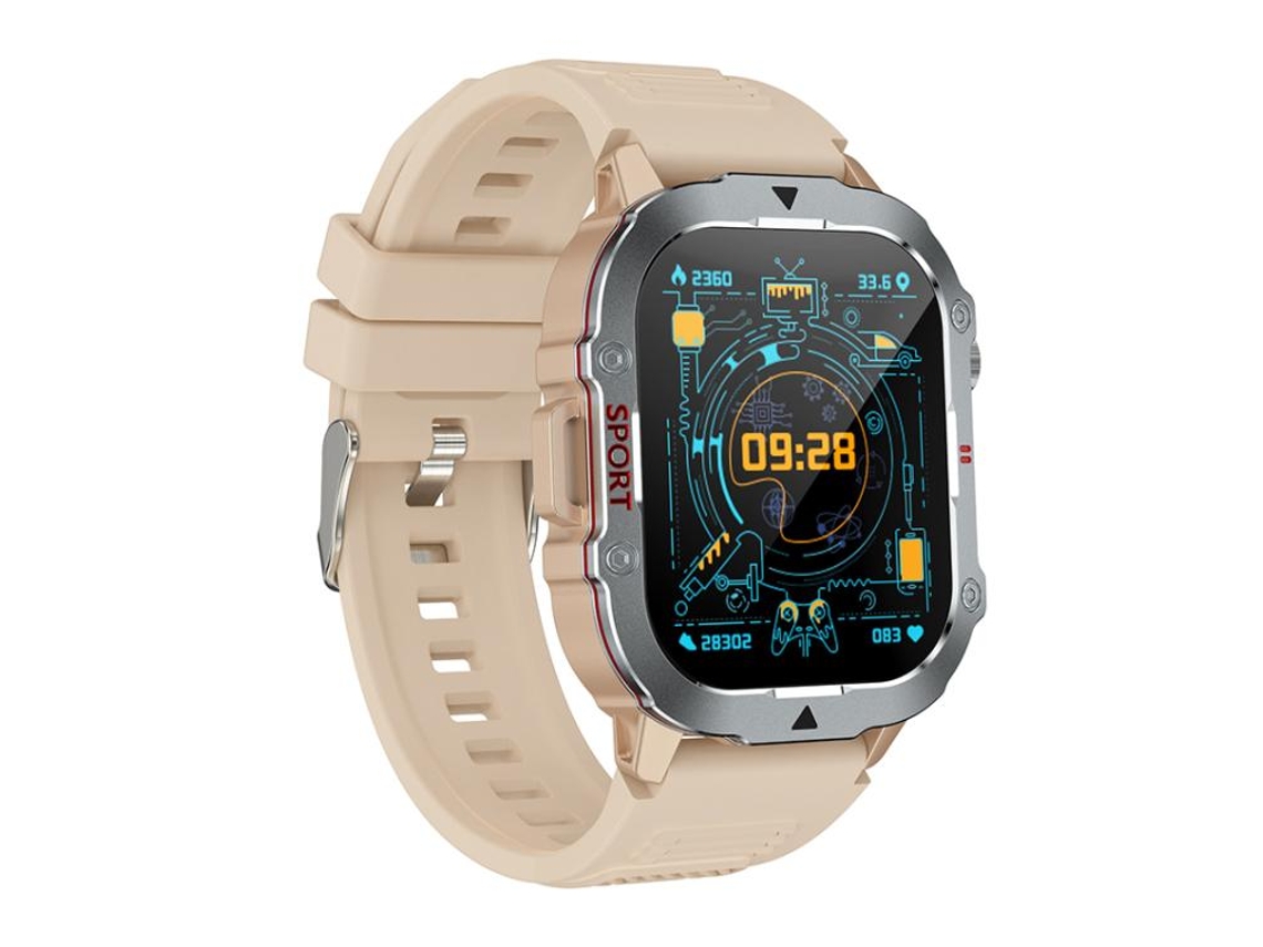 (damasco) Smartwatch Fitness Com Tela Tft De 2,19 Polegadas E Bluetooth