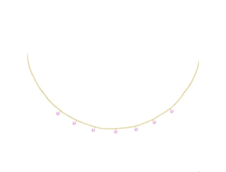 Colar Em Prata 925/1000 E Zircônia Lps10awv37 La Petite Story