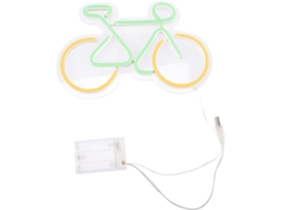 Placa de Bicicleta em Acrílico com Led, 30 Cm, Luminosa, Recarregável Via Usb, Decoração de Parede para Quarto Ou Festa. SFUSHOS