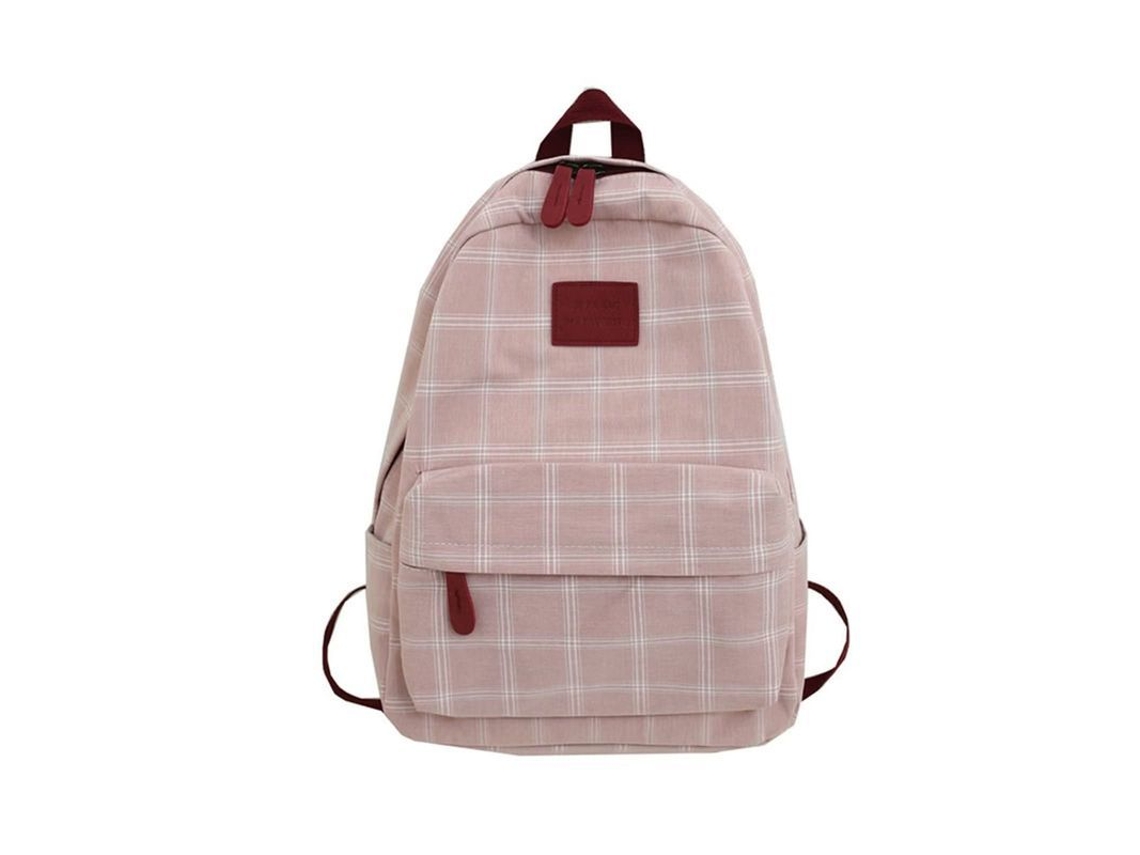 Mochila para Mulher Impermeável com Compartimento para Notebook e Design Antirroubo Cinza S/MARCA