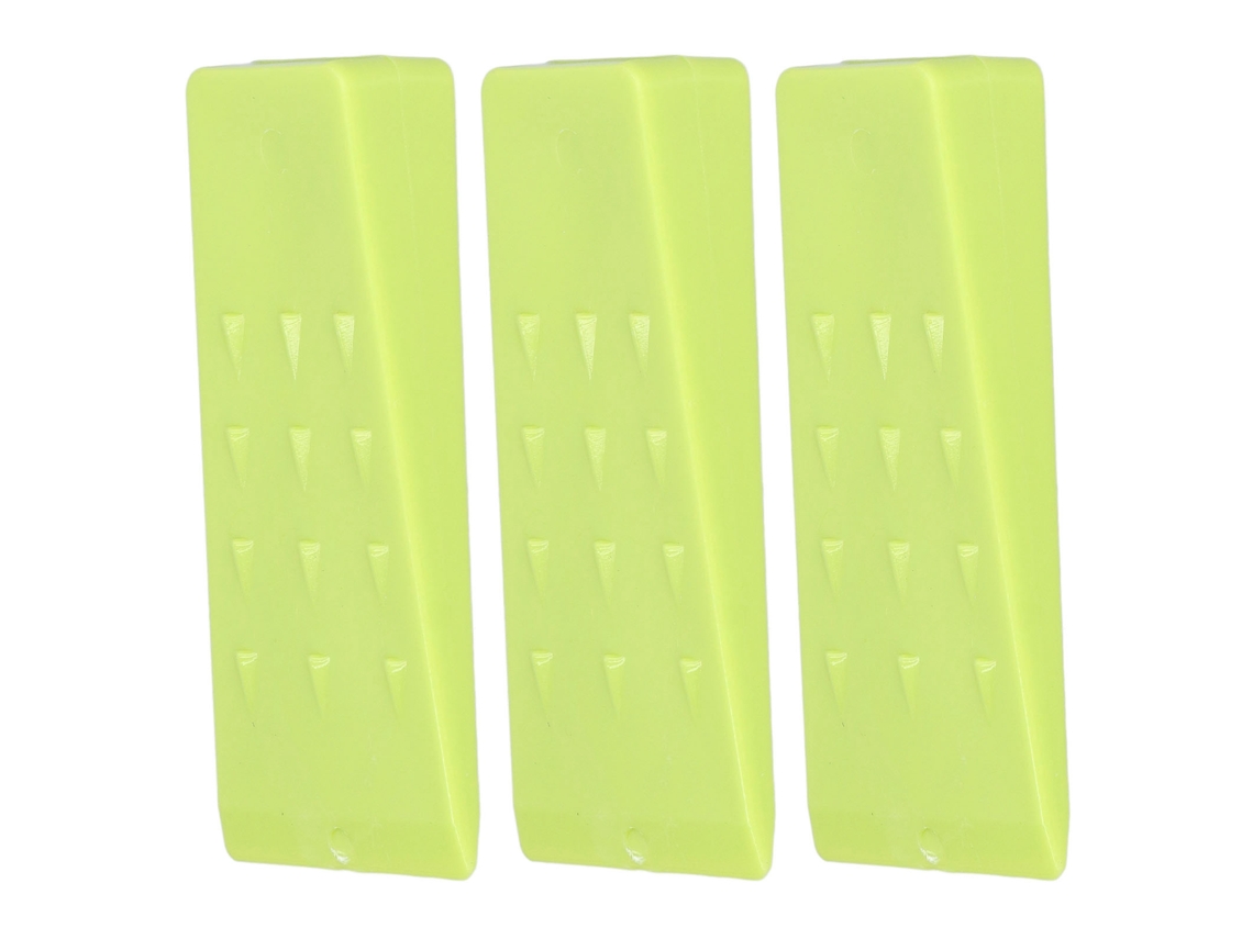 Kit de 3 Cunhas de Plástico para Aumentar a Fricção, Seguras, Práticas, Duráveis e Compactas para Poda de Árvores CHABERLU