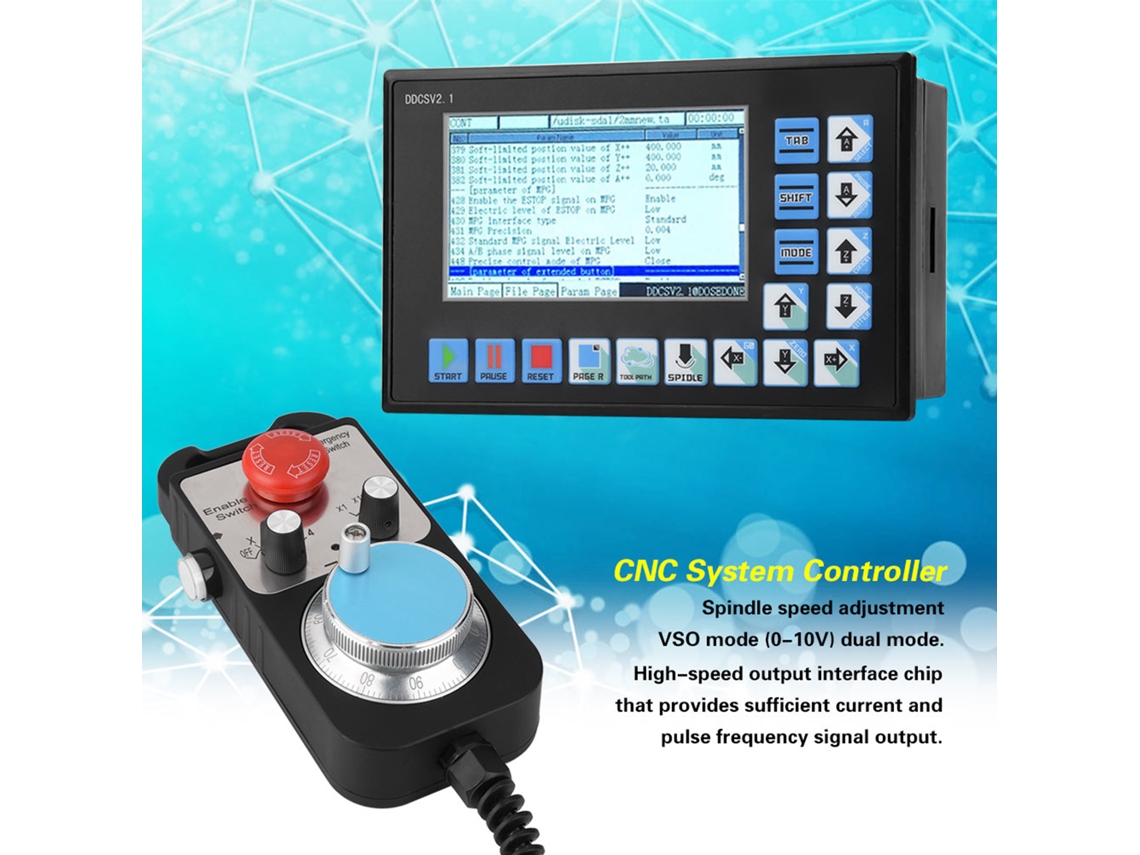 Controlador Cnc Usb 4 Eixos Offline para Máquinas de Gravação