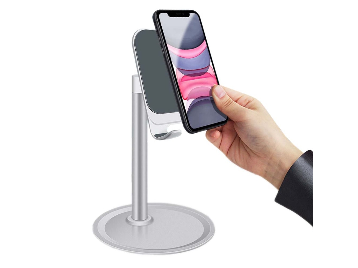 Suporte De Mesa Para Tablet/celular – Prateado