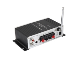 Aetheria amplificador de Áudio Digital Bluetooth A7 com Fm, Controle Remoto, Usb/mp3 para Carro