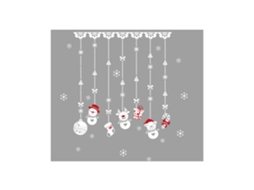 Autocolantes Eletrostáticos de Natal para Janelas, Ideais para Decorar Portas e Paredes em Festas, Ergonômico, Uso Diário STELASPLEN