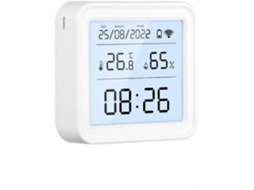 Termômetro E Higrômetro Inteligente Wi Fi Com Sensor Digital De Temperatura Umidade Para Ambientes Internos