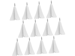 Conjunto De 60 Tachinhas Em Formato Avião Delicadas Para Mapas E
