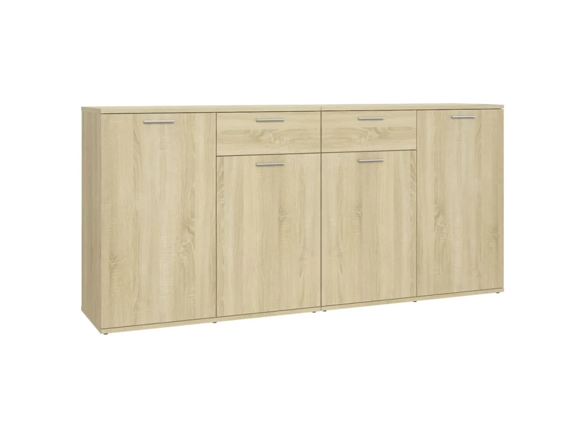 Sideboard, Sideboards Vidaxl Marrom Madeira Processada (n/a)