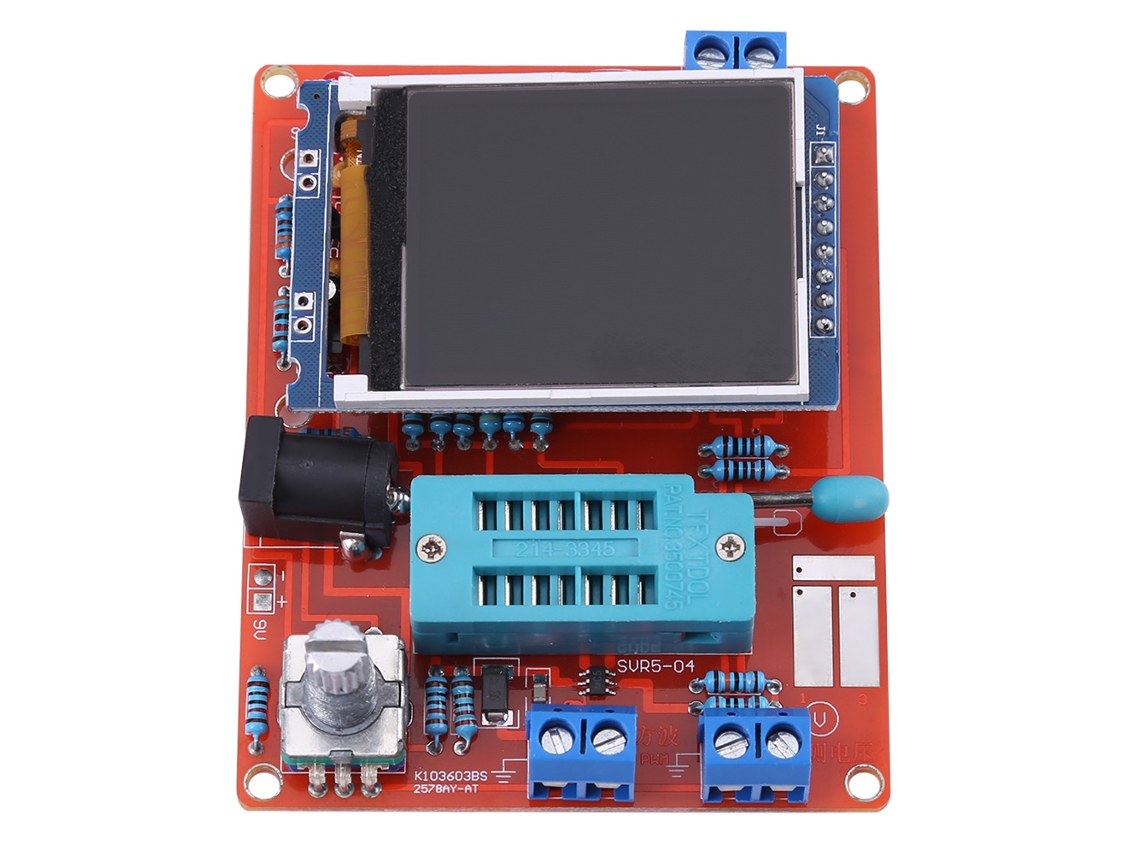 Laxiscreed Gm328 Testador De Transistores Com Medição Lcr, Esr, Pwm E Funções Adicionais