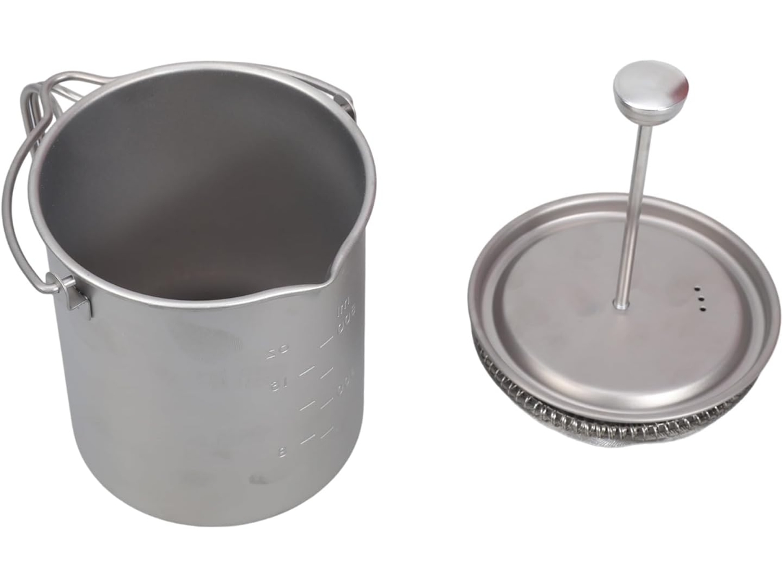 Caneca De Metal Portátil Com Filtro De Café Sem Papel, Bico De 30 Graus, Equipamento Ao Ar Livre, Prensa