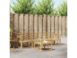 Vidaxl Conjunto De Sofás Para Exterior 5 Pcs Branco 59 X 59 X 37 Cm