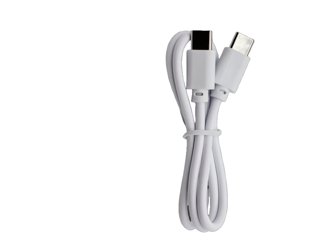 Laxiscreed Cabo De Carregamento Usb-c Dupla Com 30cm, 5 Núcleos, Compatível Com Fast Charge E Data Transfer