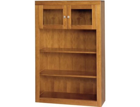 Módulo com 2 Portas Pinho Maciço MOBLIT Série Kalpe Medidas: 151 5X100X37 Cm Alturaxlarguraxprofundidade Cor Cereja. Moldura Reta.
