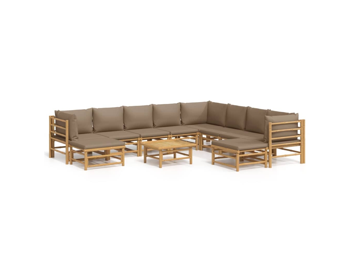 Garden Lounge Set, Garden Lounge Sets Vidaxl Marrom Bambu (n/a)
