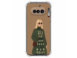 Capa Tumundosmartphone De Silicone À Prova De Choque Para Nothing Phone 4a 5g Design Feminino Com 8 Desenhos