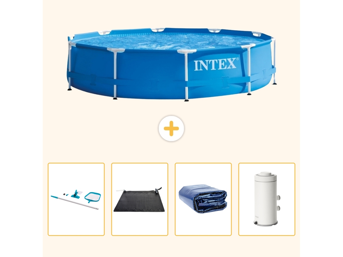 Intex Piscina Com Estrutura Redonda - 366x76 Cm - 5-peças S61