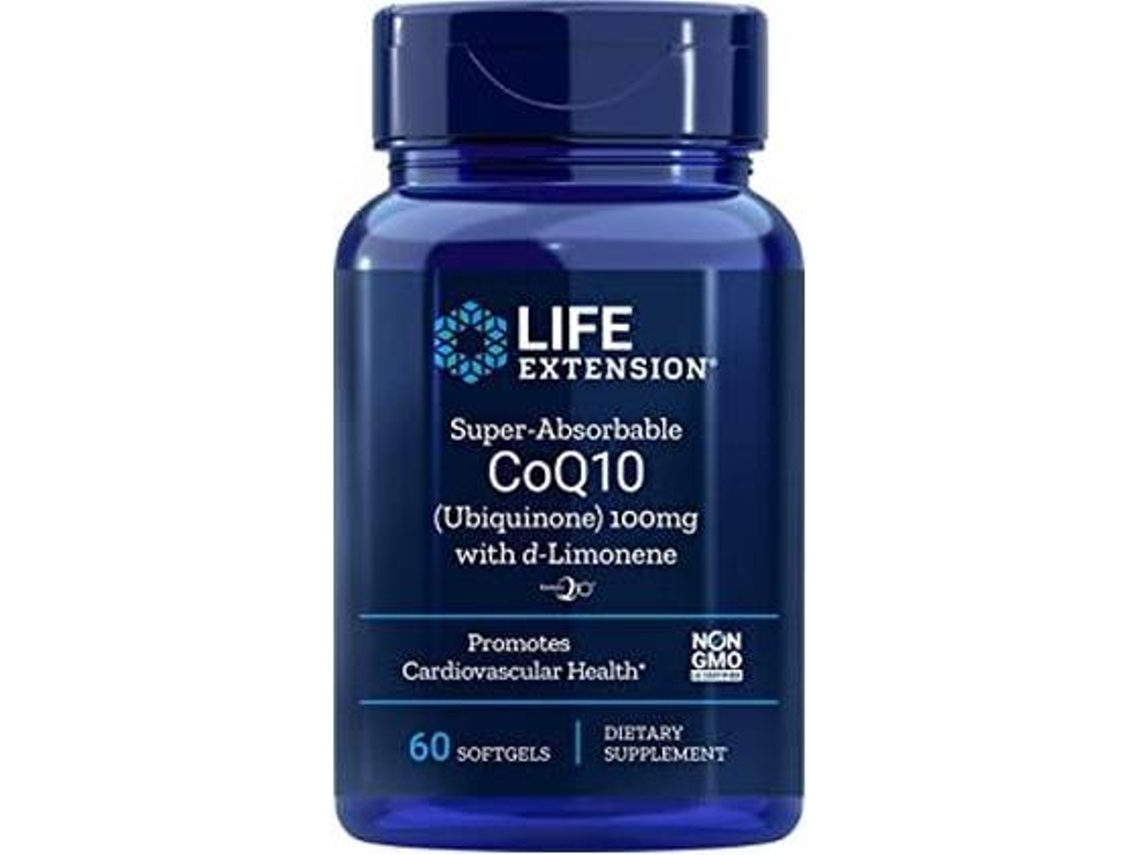 Suplemento Alimentar LIFE EXTENSION Coq Absorvível Com D-Limoneno (60 pérolas)