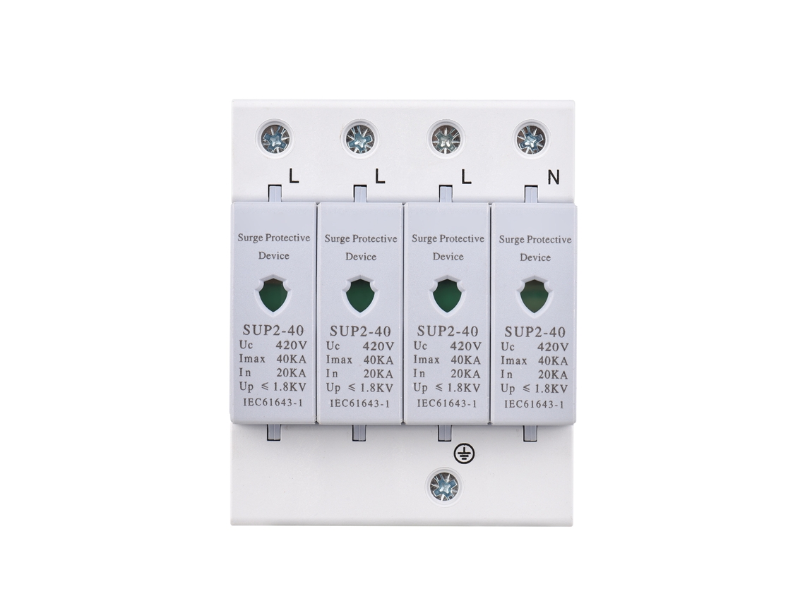 Protector De Sobrecarga 4p 40ka Para Hogar, Dispositivo De Protección Contra Sobrecargas Ca 420v, Instalación Din Rail