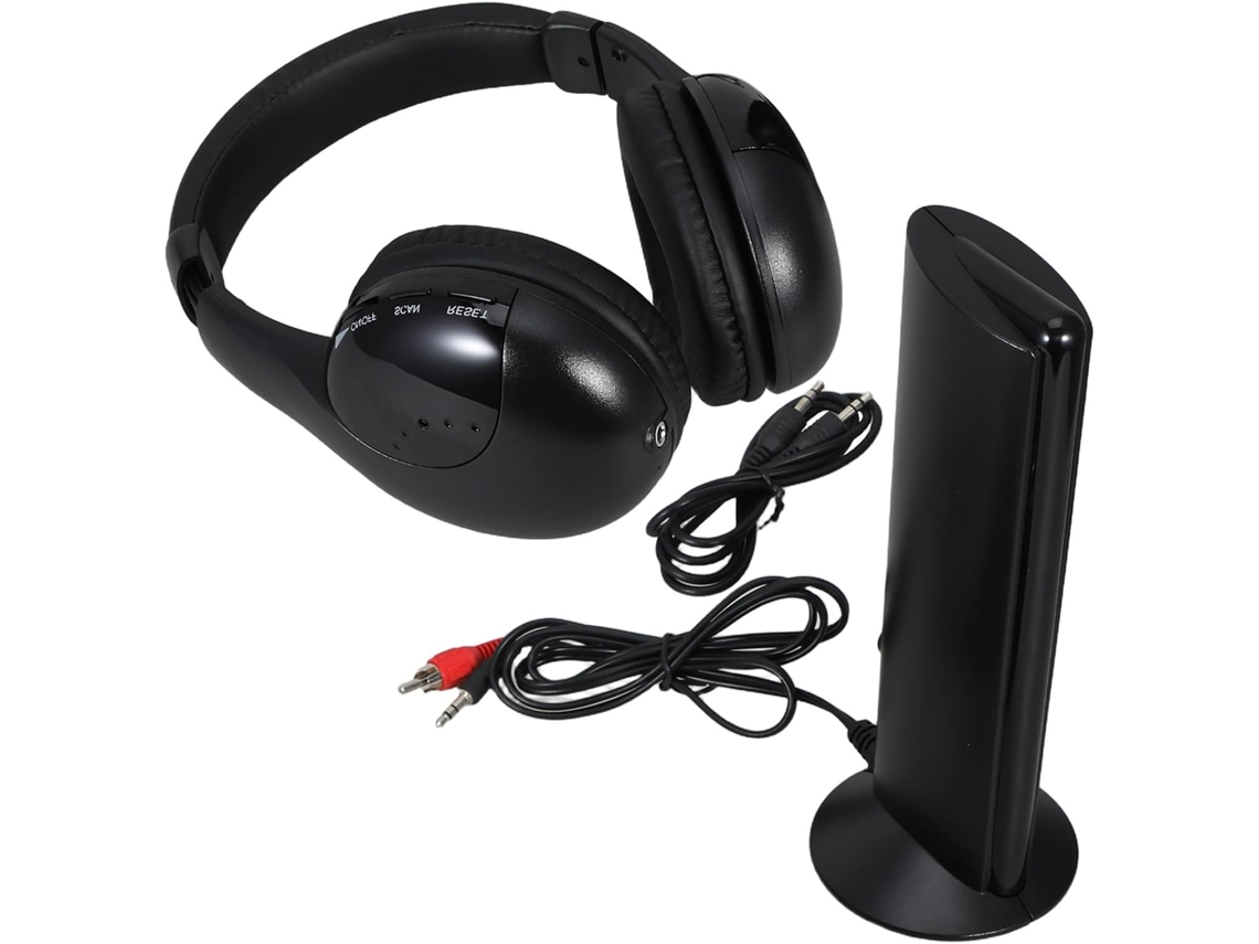Fones De Ouvido Sem Fio Com Microfone, Rádio Fm E Modo Com Fio.