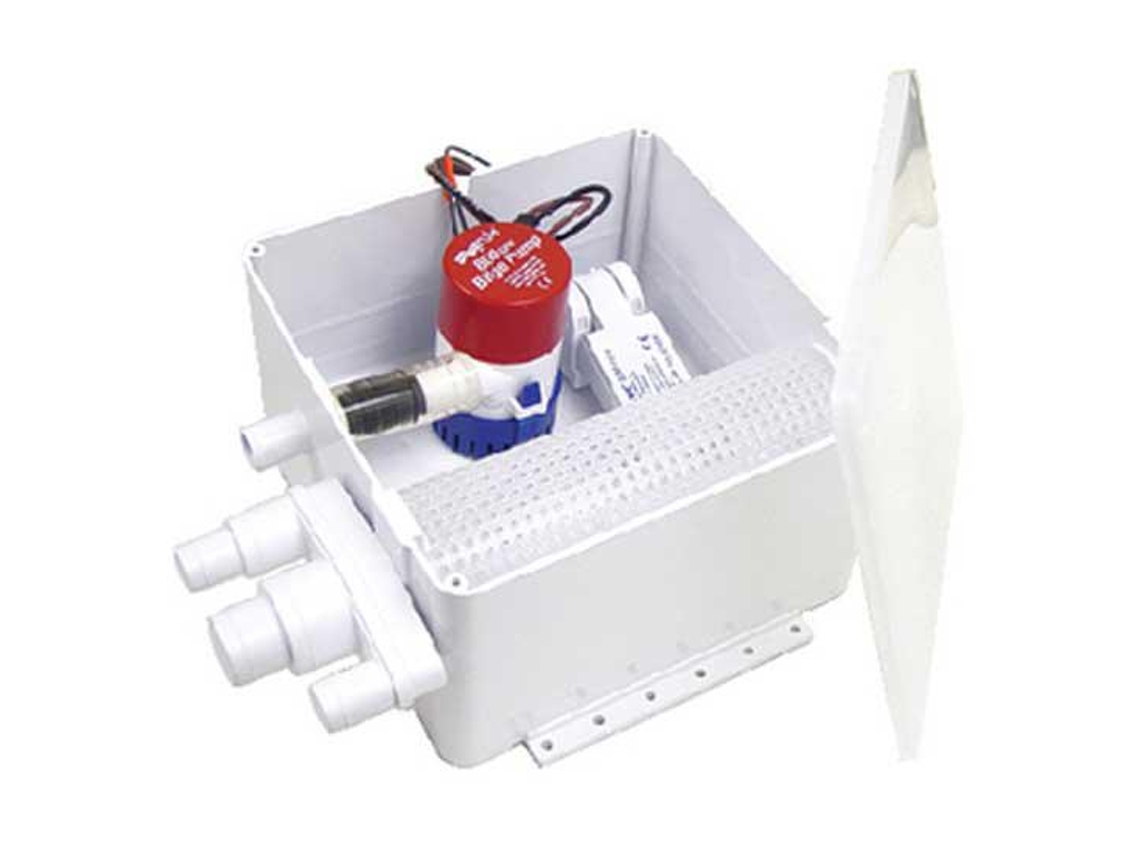 Rule Pumps Shower Drain 2 Port Mercury