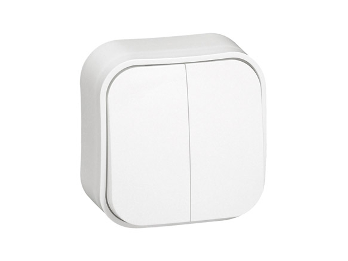 Conmutador Doble Blanco Ip21 LEGRAND Ref: 782406