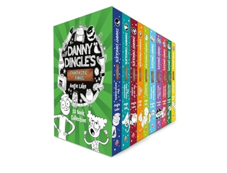 Livro Danny Dingles Fantastic Finds 10 Book Collection De Angie Lake (inglês)