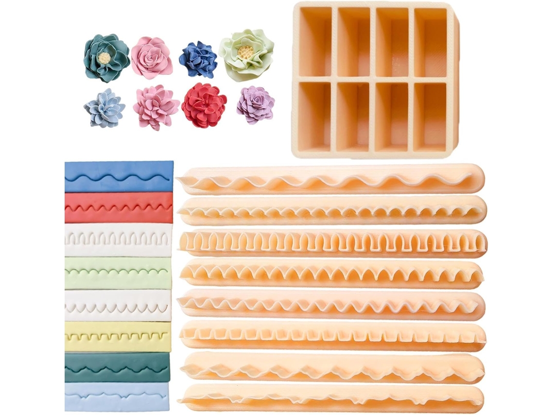 Cortador De Biscoitos, 9 Peças, 3d, Para Argila E Confeitaria