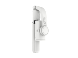 Holder Para Vlogging De Teléfono Com Tripé Oculto, Bastão De Equilíbrio Antishake, Alumínio E Plástico, Branco, 0.86m/33.9in