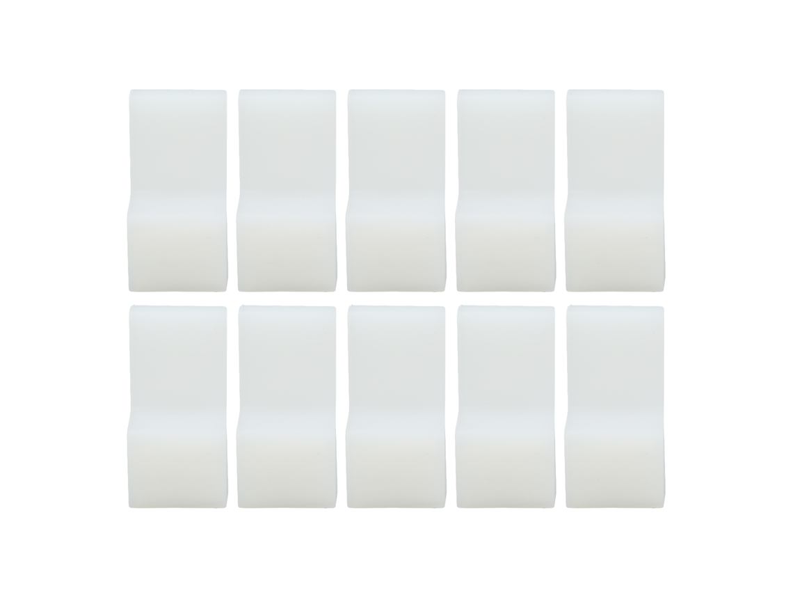 Mali 10 Protetores de Canto H Silicone 2.5x2.5x4.7cm Transparentes para Bebê Segurança Móveis