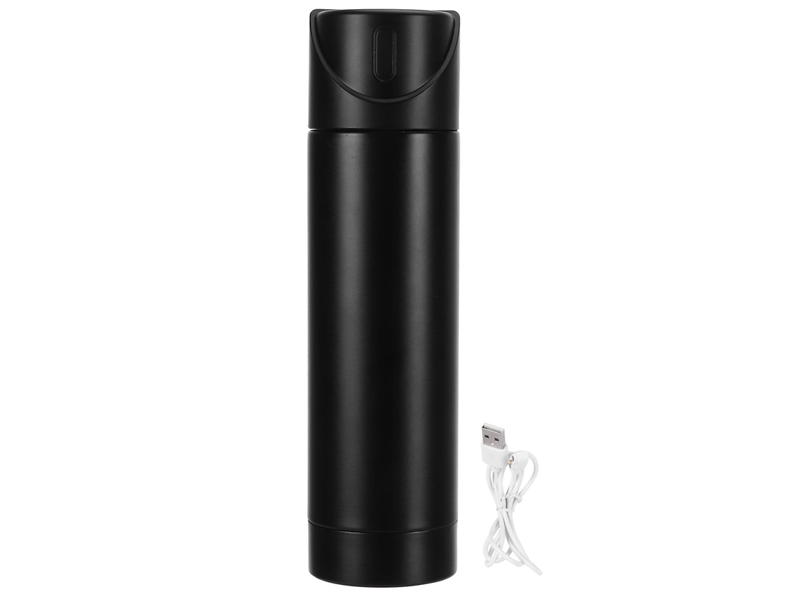 Garrafa Térmica Inteligente De 440ml Com Isolamento A Vácuo, Visor De Temperatura Em Led E Carregamento Usb.