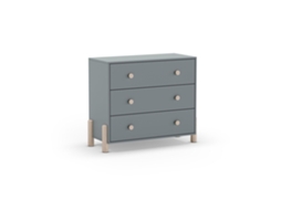 Cómoda Misty Dawn Verde Salvia - Oak 90 X 80 X 40 Cm