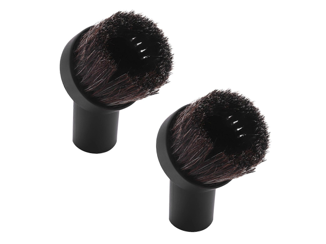 2x Escova de Pó Ferramenta de Acessório para Aspirador de Pó Redondo Cabelo de Cavalo 32mm Sygo