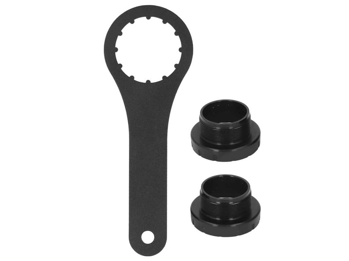 Vlrla-cubo De Pedalier Rosca Bicicleta Aluminio Resistente Ligero Eje Central Para Bicicleta De Montaña Con Llave