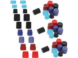 Conjunto de 45 almofadas plásticas universais para saídas de ar do ar condicionado automotivo, duráveis.