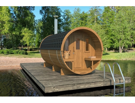 Sauna Barril 400 Abeto 2350 Mm Saunamo