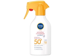Protetor Solar Spray Sun Protect & Sensitive Allergy Familiar FPS 50+ NIVEA emb. 270 ml