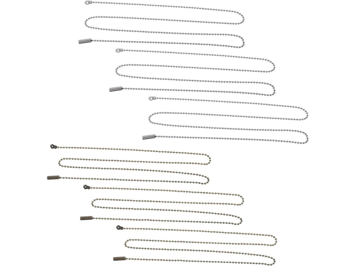 Conjunto De 6 Correntes Bolinhas Para Interruptores Lâmpadas E