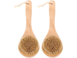 Lurelia Conjunto De 2 Escovas De Massagem Corporal Para Duche, Uso Seco E Molhado, Massagem Suave E Portátil