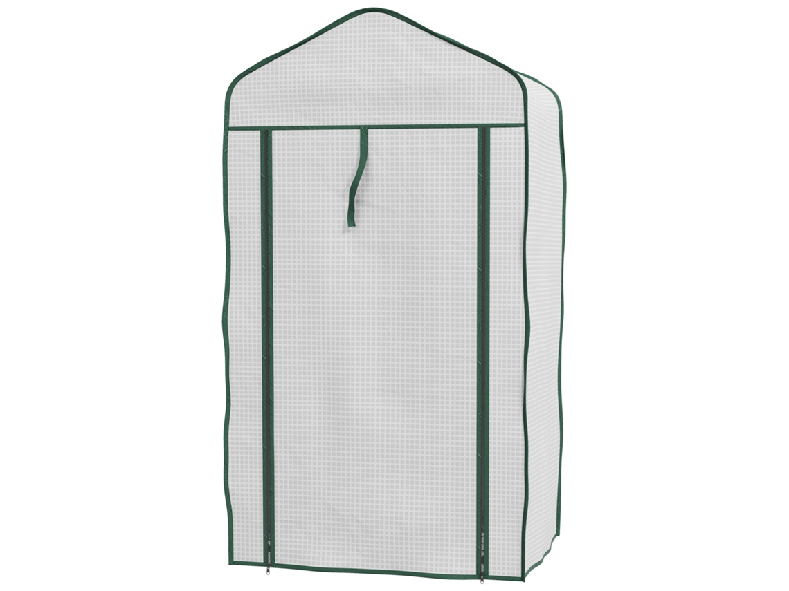 Branco Jardim 3 Níveis Terraço Com Prateleiras Fogão Para Cultivo de Plantas Flores 59x39x127 Cm