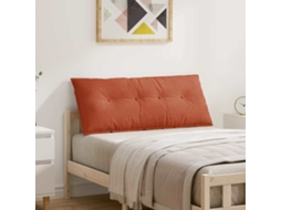 Vidaxl Travesseiro Para Costas Laranja Vermelho 120 X 50 Cm