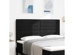 Vidaxl Cabeceira Preto 180 Cm Tecido