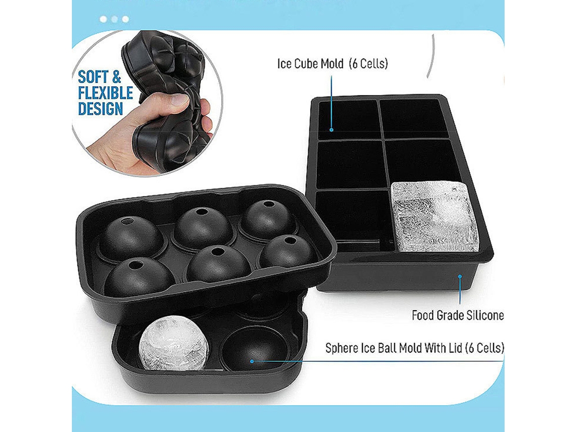 Forma de Gelo de Silicone Reutilizável LAXISCREED