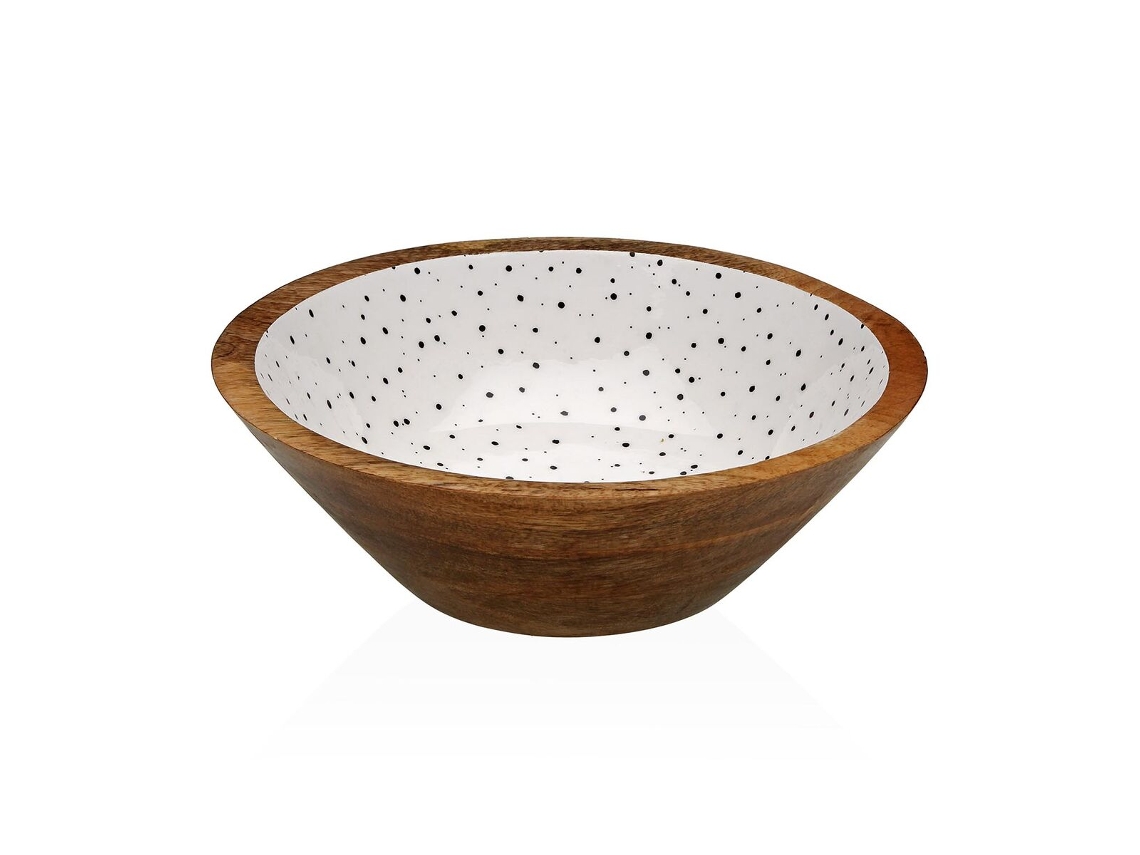 Tigela de Salada Versa Speckle (Marrom)