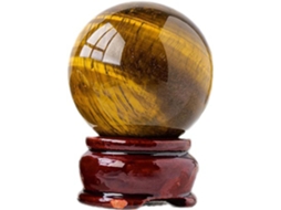Boule De Cristal En Pierre À Œil De Tigre Bola De Pedras Preciosas De Cristal De Cura Polido Naturel Minéral
