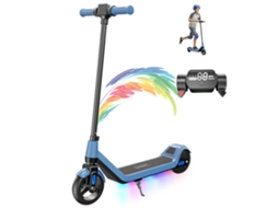 Trotinete Elétrica Todimart T1 Para Crianças Dos 6 Aos 12 Anos, Autonomia De 16 Km, Velocidade Máxima De 14 Km/h, Luzes Led Coloridas - Azul