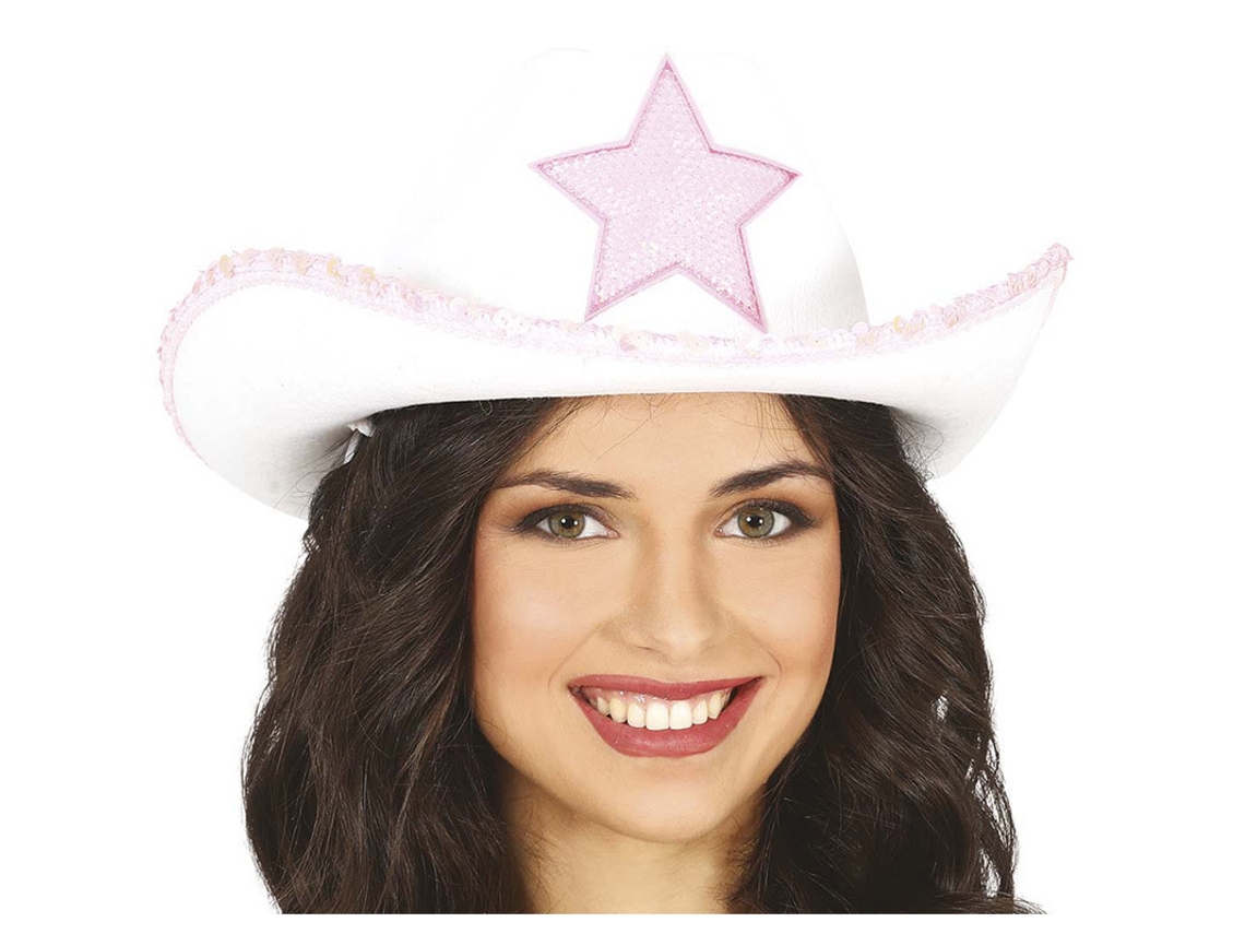 Chapéus GUIRCA Cowboy Branco Com Estrela