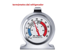 Termômetro para Forno de Congelamento MDUG, aço inoxidável, com temporizador (temporizador de Congelamento)