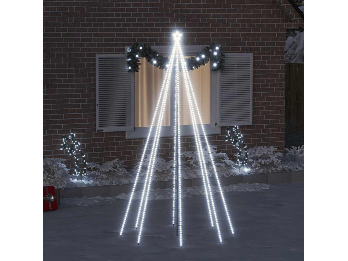 Vidaxl Iluminação Cascata P/ Árvore Natal Int/ext 400 Luzes Led 2,5 M