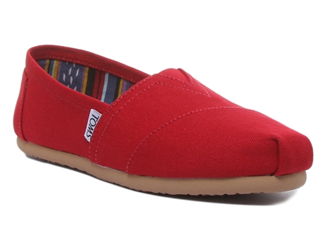 Sapatilhas de Mulher TOMS Vermelho (39)